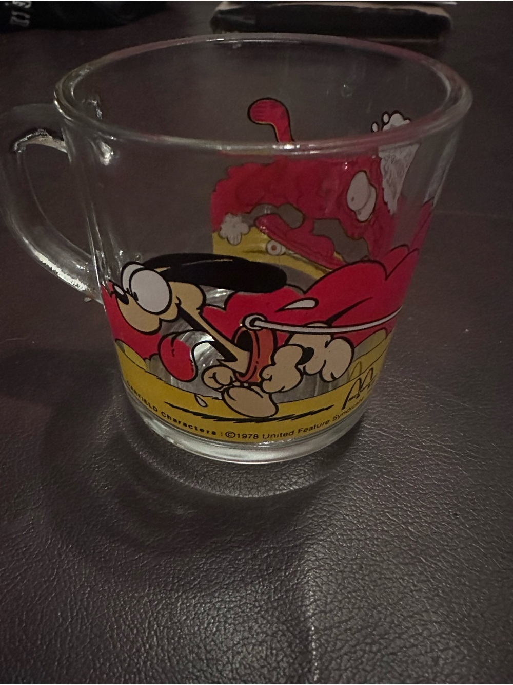 McDonald's Glass Garfield Mug